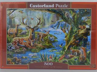 Obrázek z Puzzle 500 dílků - Život v lese 